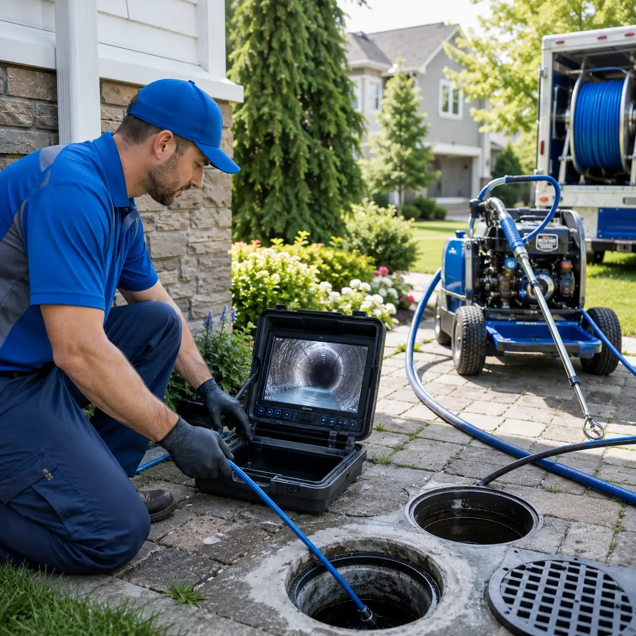 Outdoor drain cleaning professionals serving Fairhope, PA